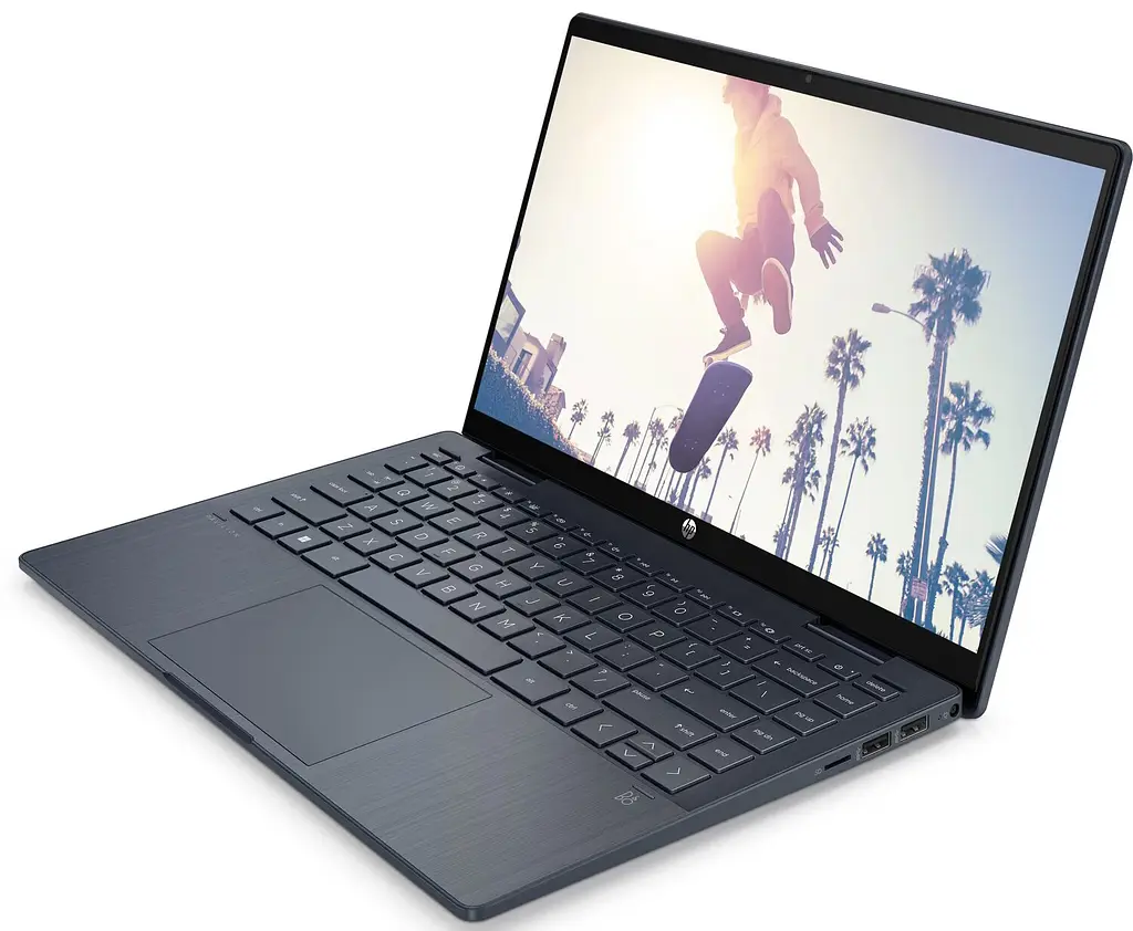Ноутбук HP Pavilion x360 14-ek0015ru 14' FHD IPS, Intel i5-1235U, 16GB, F1024GB, UMA, DOS, синий (826T0EA) - фото 3
