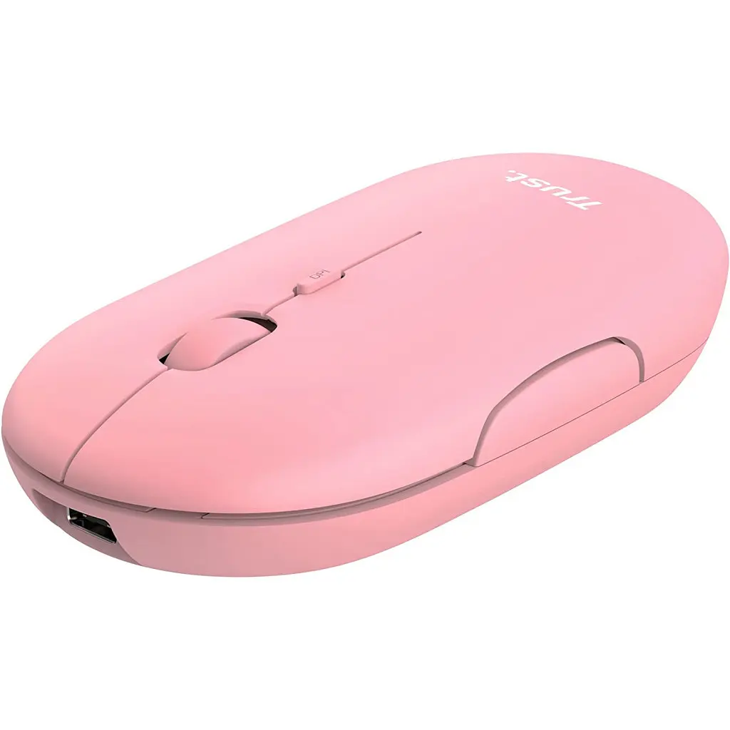 Мишка Trust Puck Wireless/Bluetooth Silent Pink (24125) - фото 2