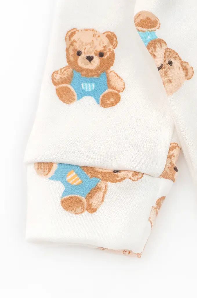 Комбинезон для младенцев на молнии Teddy Bears из хлопкового интерлока - фото 5