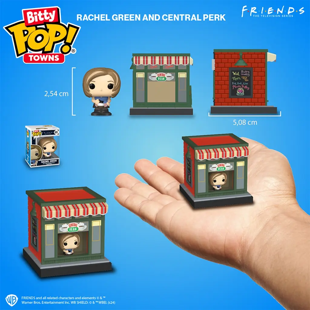 Набір фігурок Bitty Pop! Town - Рейчел у кав'ярні Central Perk - фото 3