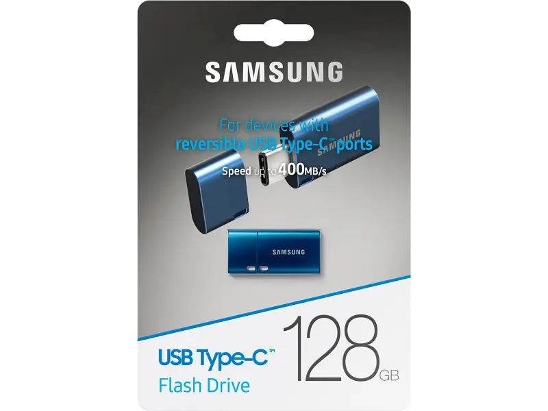 USB флеш накопичувач Samsung 128 GB Type-C Blue (MUF-128DA/APC) - фото 9
