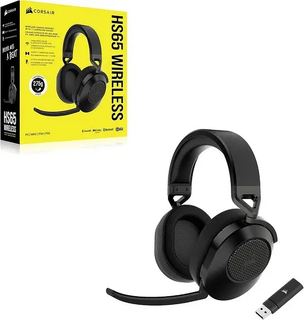Навушники бездротові Corsair HS65 Wireless (CA-9011285) чорні - фото 9