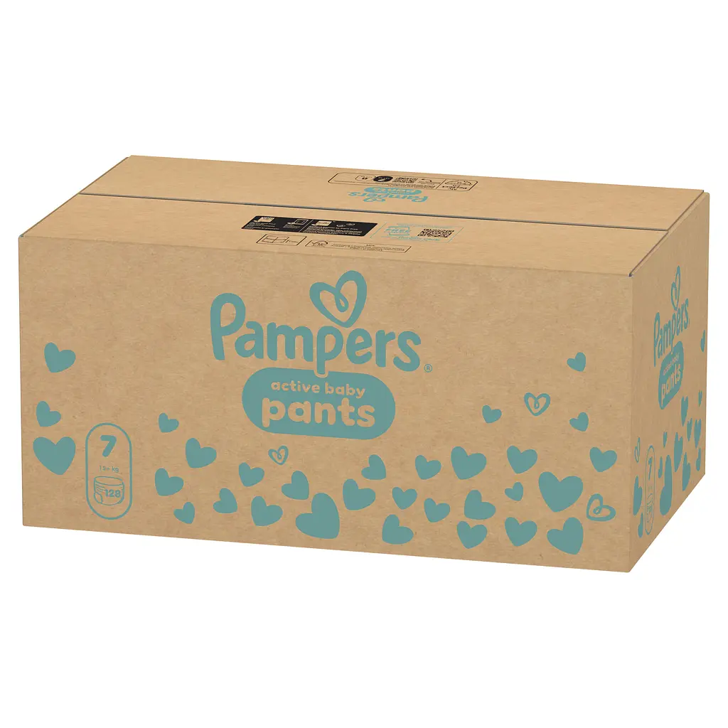 Підгузки-трусики Pampers Active Baby Pants Розмір 7 (15+ кг) 128 шт. - фото 2