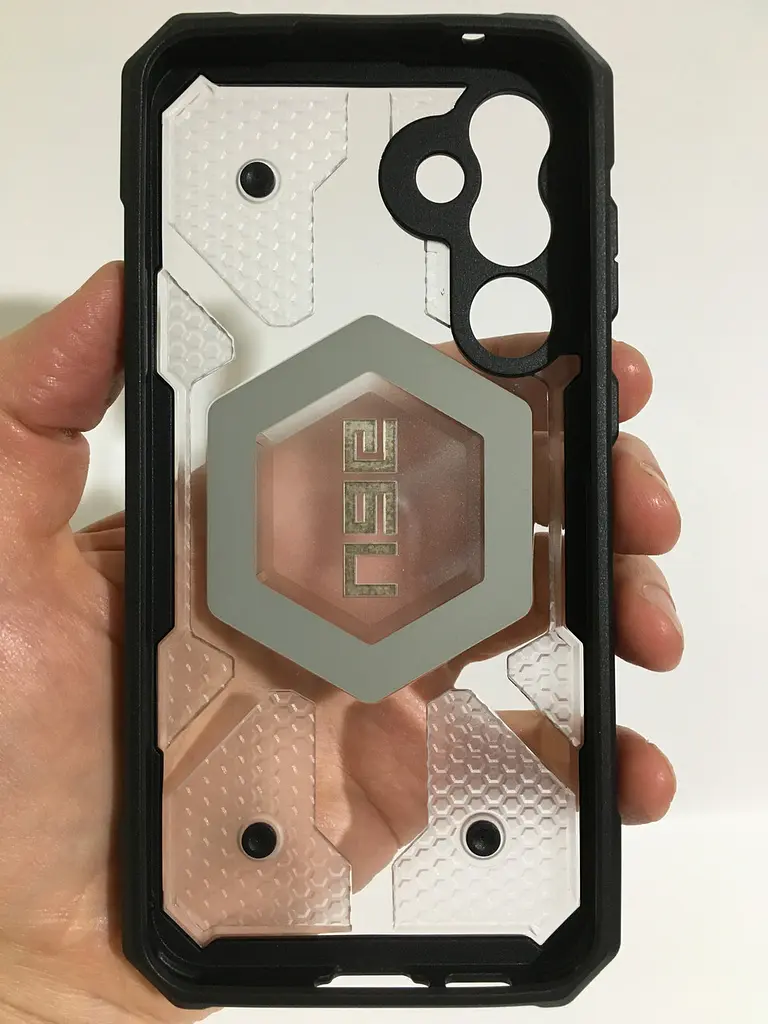 Оригінальний протиударний чохол UAG Pathfinder для Samsung Galaxy S23 FE (S711) Clear Ice 214410114343 - фото 6