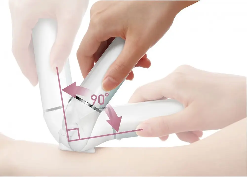 Panasonic Епілятор пінцетний, акумуляторний, пінцет.-60, волог.+сух., насадок-4, футляр, салатово-білий - фото 5