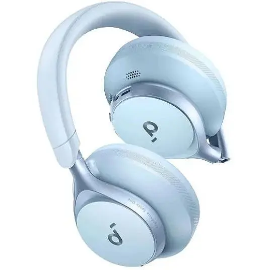 Бездротові навушники повнорозмірні Anker SoundCore Space One Blue (A3035G31) блакитні - фото 3
