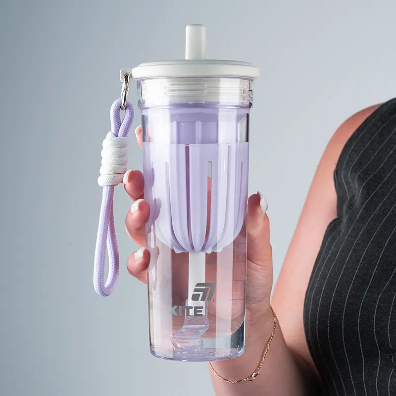 Стакан для воды Kite бело-лиловый 650 мл (K25-1219-2) - фото 7