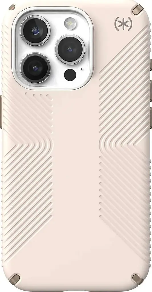 Оригінальний протиударний чохол Speck Presidio2 Grip для iPhone 15 Pro (6.1") Bleached Bone 150477-3214