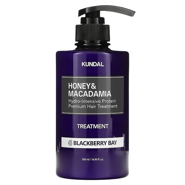 Кондиціонер для волосся "Ожина & Лавр" 500 мл Kundal Honey & Macadamia Protein Hair Treatment BlackBerry Bay - фото 2