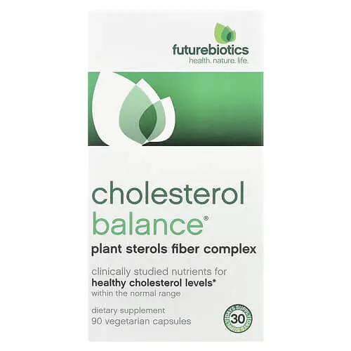 Снижение уровня холестерина Cholesterol Balance 90 растительных капсул Futurebiotics vit0005933