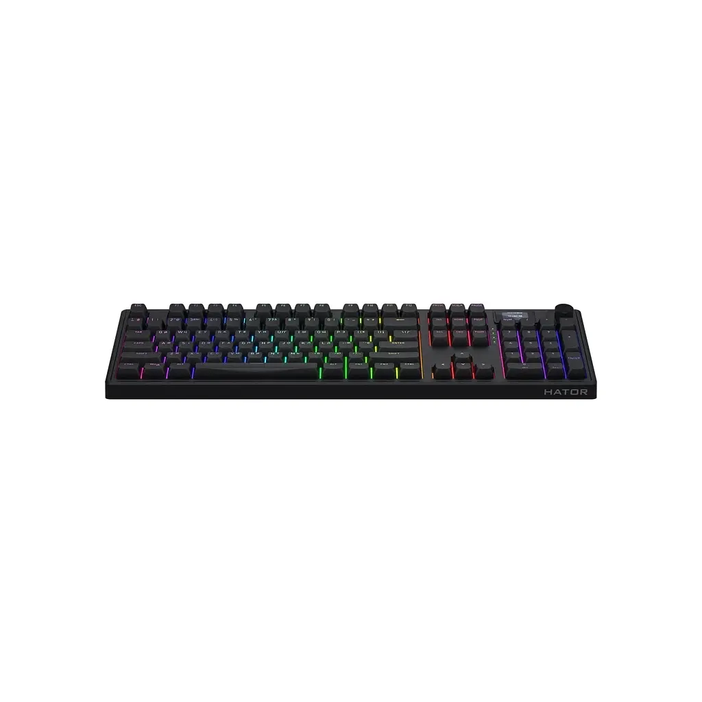 Клавіатура Hator Skyfall 100 PRO Aurum Vanila Silent RGB Wireless/Bluetooth/USB UA Black (HTK4101UA) - фото 3