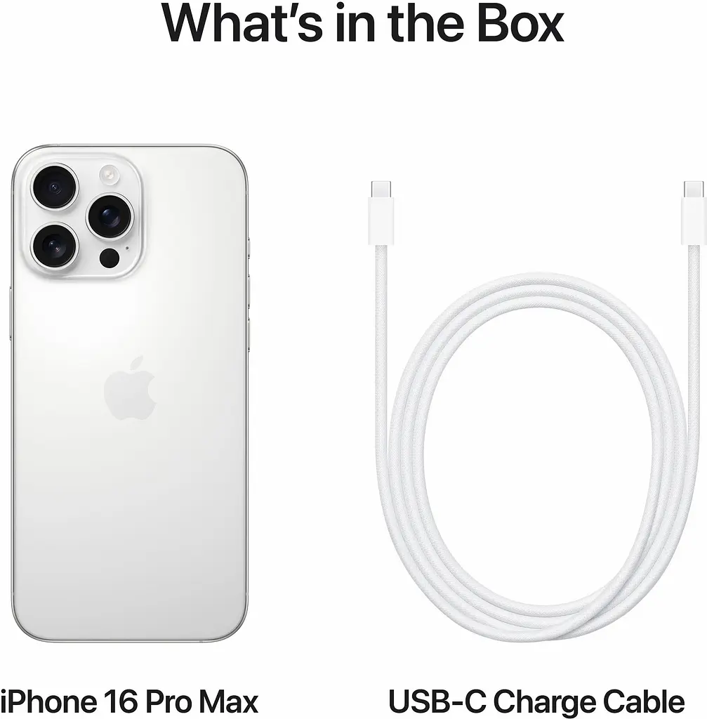 Смартфон Apple iPhone 16 Pro Max 256GB White Titanium Seller Refurbished - фото 9