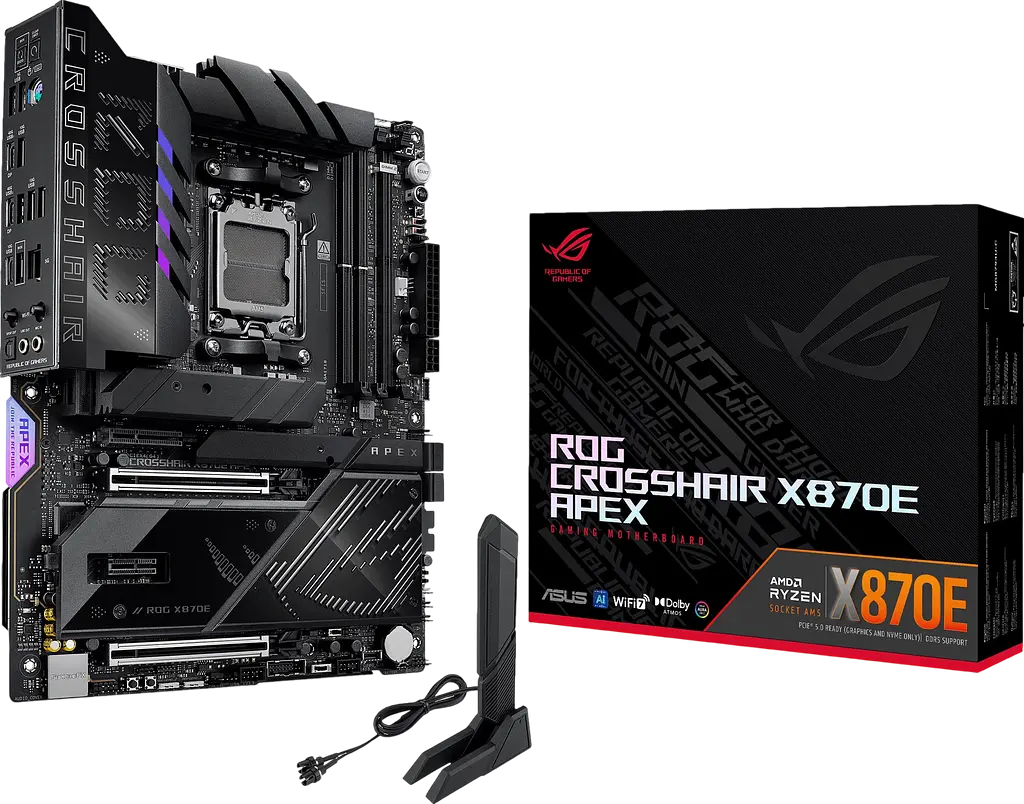 Материнcька плата Asus X870E ROG Crosshair Apex Socket AM5 (ROG CROSSHAIR X870E APEX) - фото 4
