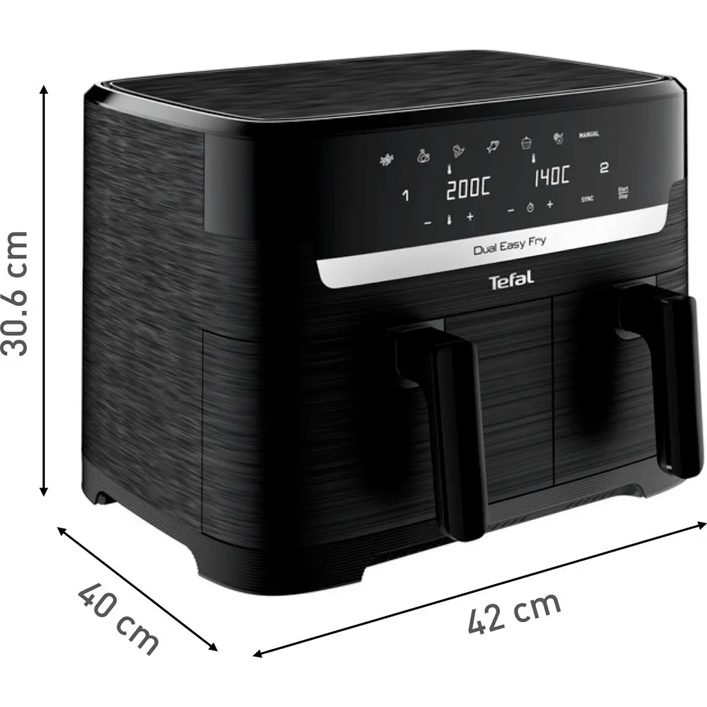 Мультипіч Tefal Dual Easy Fry EY901N10 [127949] - фото 7