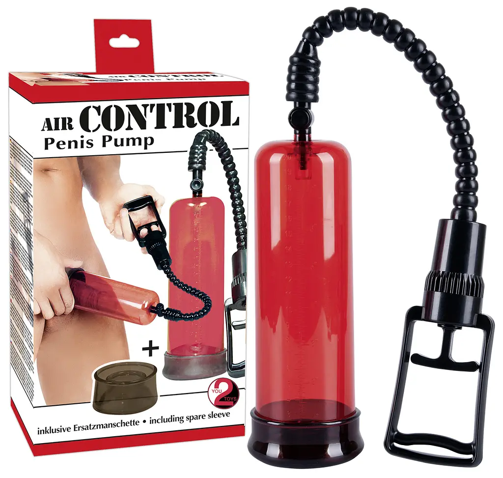 Вакуумна помпа Orion You2Toys Air Control Penis Pump для збільшення члена 22х6.5 см - фото 2