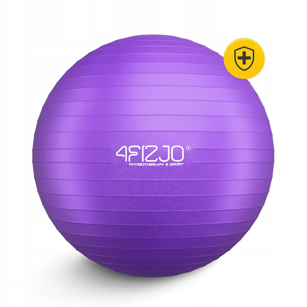 Мяч для фитнеса (фитбол) 4FIZJO 75 см Anti-Burst Violet (P-5905973404815) - фото 4