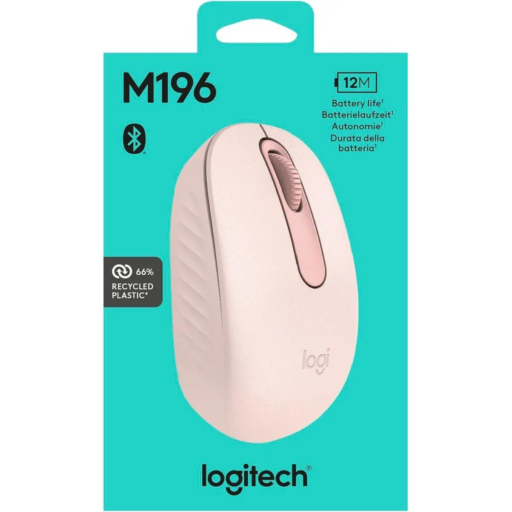 Миша Logitech M196 Rose (910-007461) [127490] - фото 8