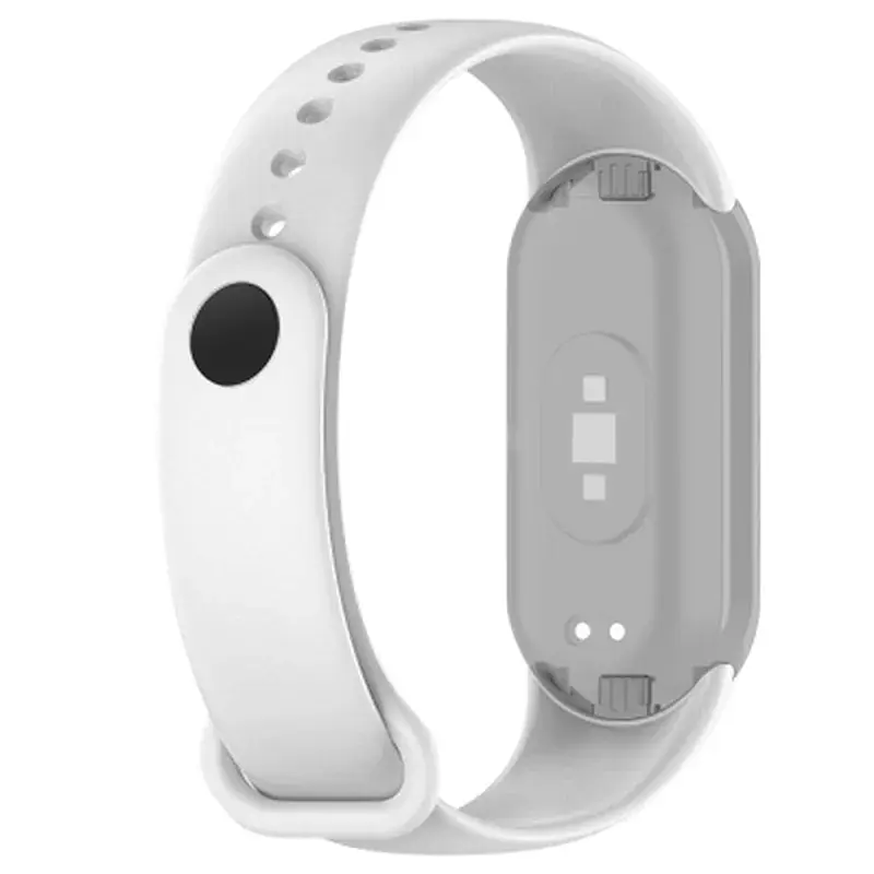 Ремінець до фітнес браслета Armorstandart для Xiaomi Smart Band 10/9/8 White (ARM86916) - фото 2