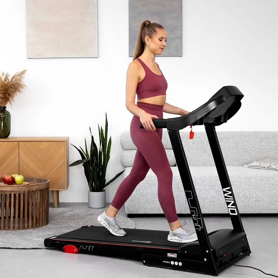Бігова доріжка Hop-Sport HS-1000LB Wind червоний - фото 2