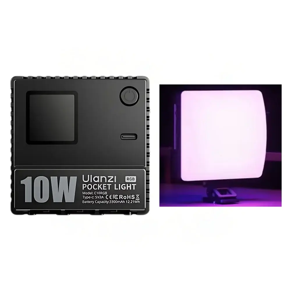 Накамерне світло Ulanzi C01RGB 10W Pocket light - фото 3