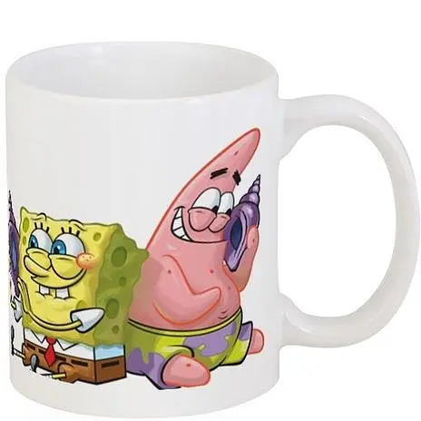 Кухоль GeekLand SpongeBob SquarePants CP 03.166 330 мл білий - фото 3