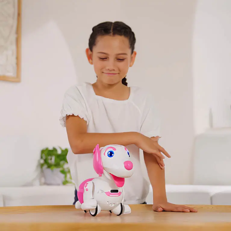 Игрушка робот-собака Silverlit Ycoo Dash D розовая (88742) - фото 10