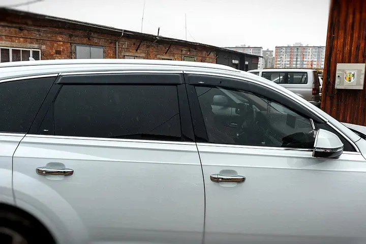 Дефлектори вікон вітровики HIC для Audi Q7 (4M) 2015-2019- З Хром Молдінгом (AU24-M) - фото 4