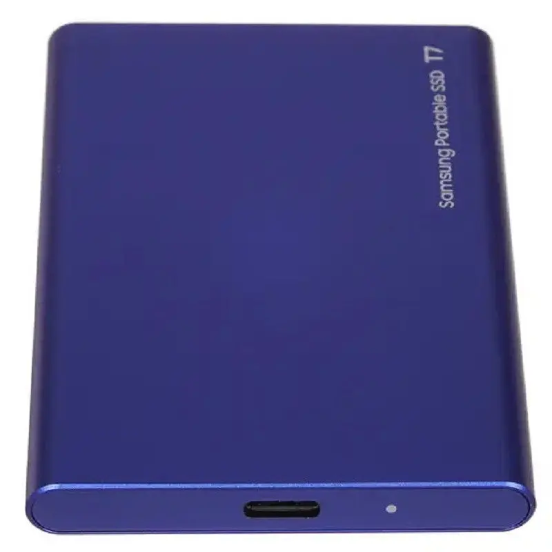 Накопичувач зовнішній SSD 1TB Samsung T7 Indigo Blue (MU-PC1T0H/WW) синій - фото 3