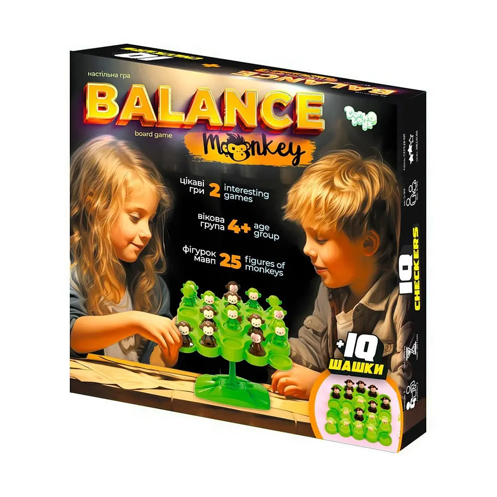Настільна гра Danko Toys Balance Monkey Різнокольоровий (SR-113-N-1066)