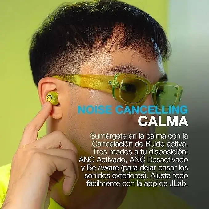 Бездротові накладні навушники з активним шумопоглинанням JLab Go Pop ANC Bluetooth Headphones - фото 3