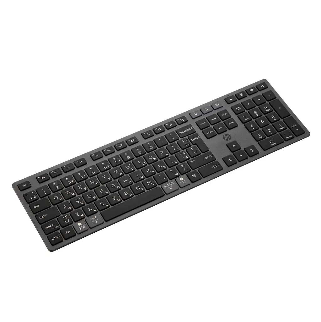HP Клавіатура мембранна 720 Multi-Device Rechargeable, 109key, WL/BT, EN/UK, чорний - фото 5