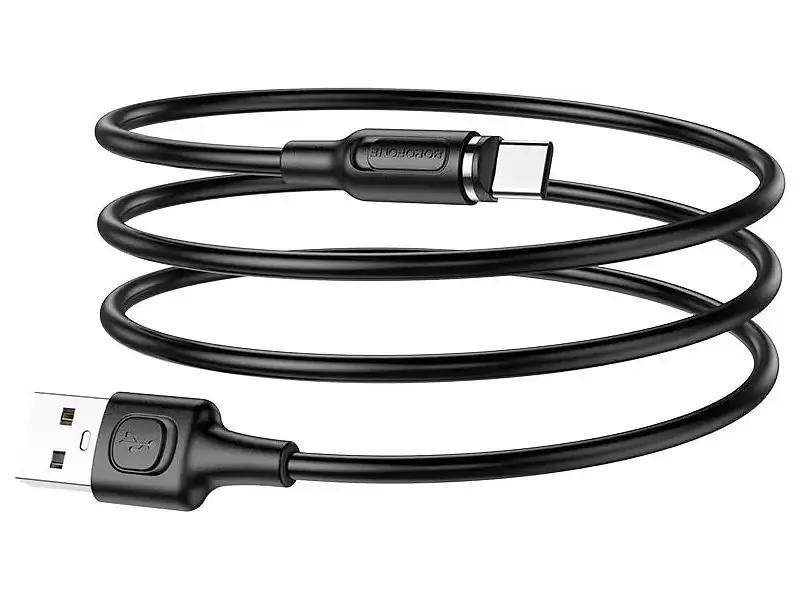 Кабель Borofone BX41 USB Type-A to USB Type-C 1m Black (6931474738462) - фото 2