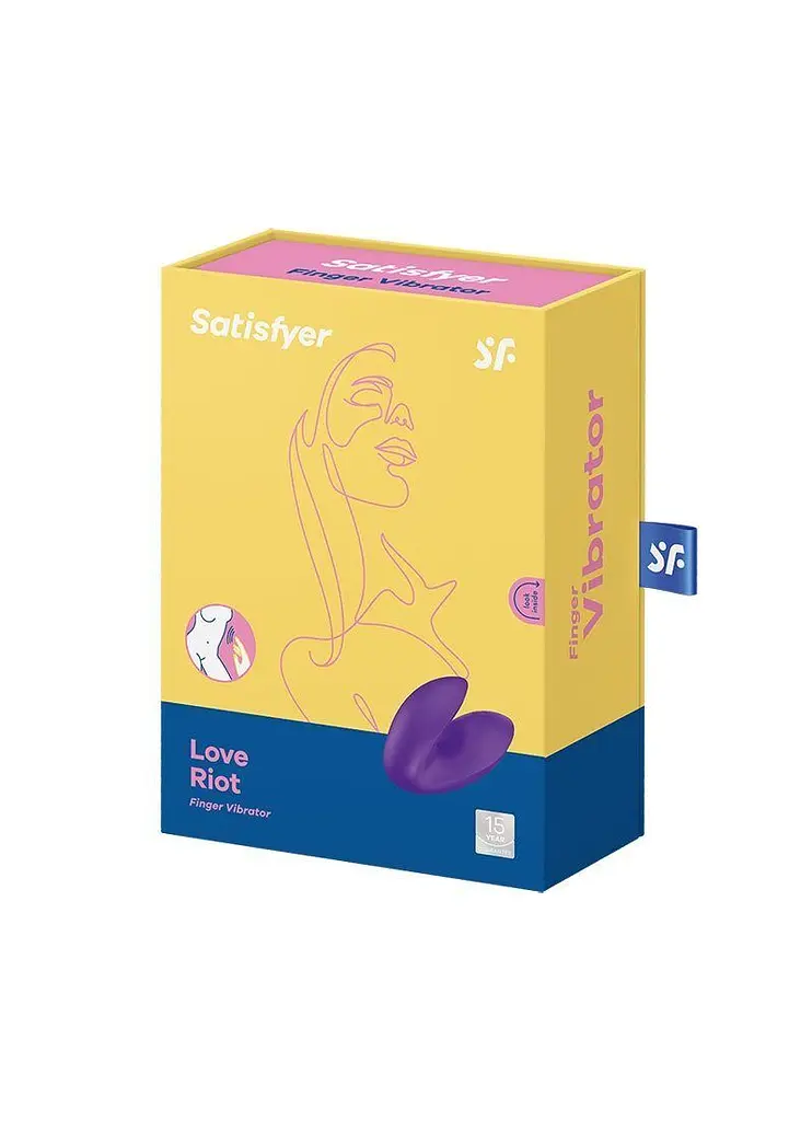 Вібратор на палець Satisfyer Love Riot Purple, 12 варіантів використання - фото 6