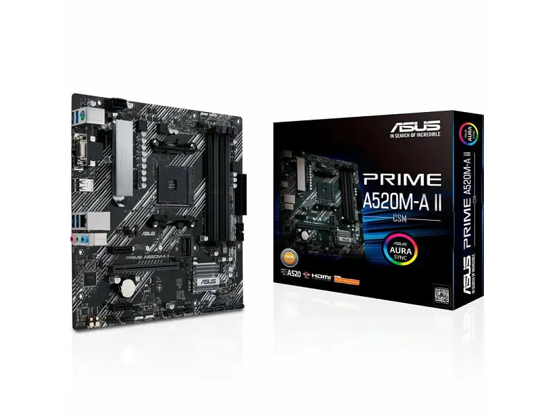 Материнська плата Asus PRIME A520M-A II/CSM