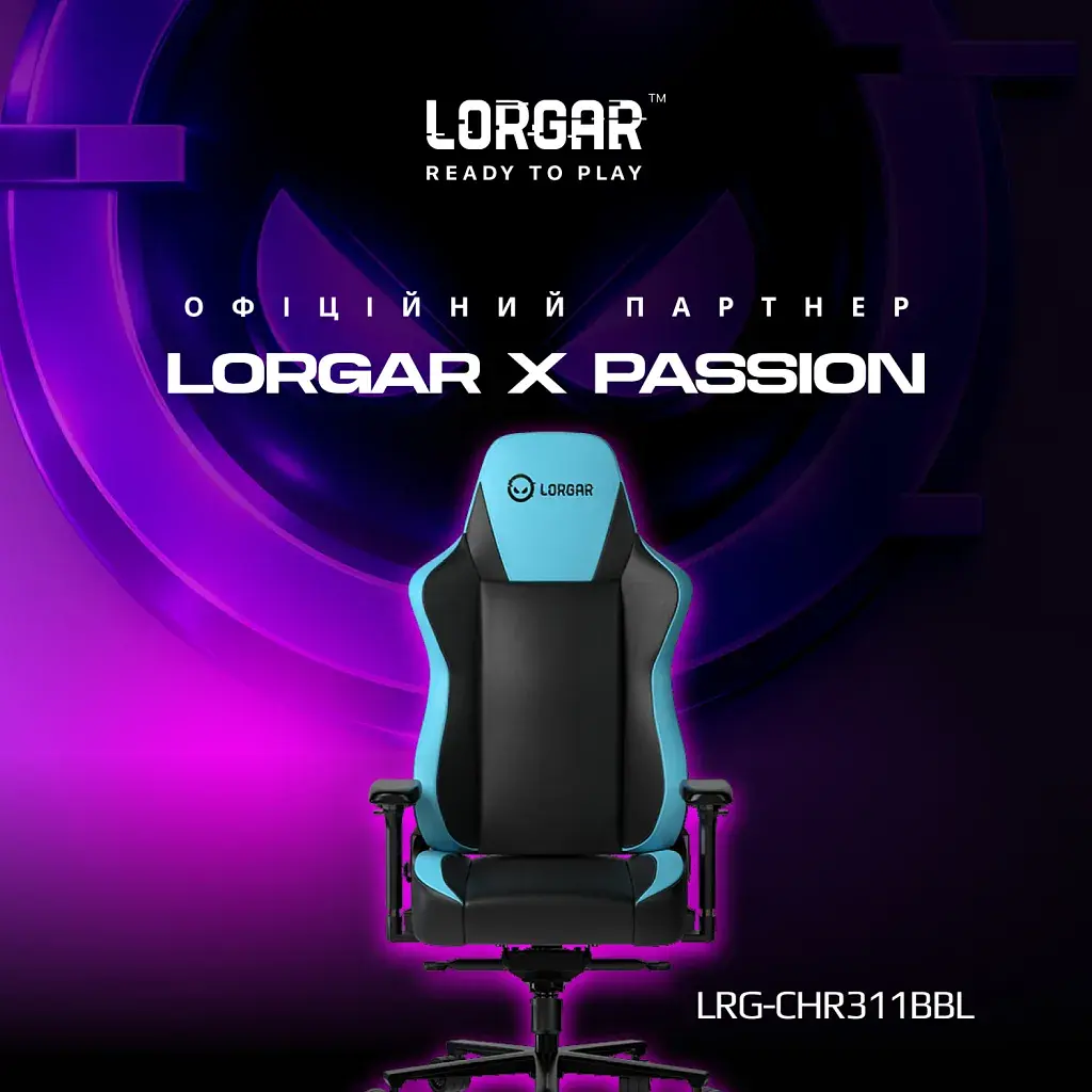 Крісло ігрове Lorgar Base 311 Black/Blue (LRG-CHR311BBL) - фото 2