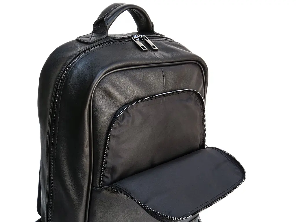 Мужской кожаный рюкзак Newery 12х30х42 см acs0026375 - фото 5