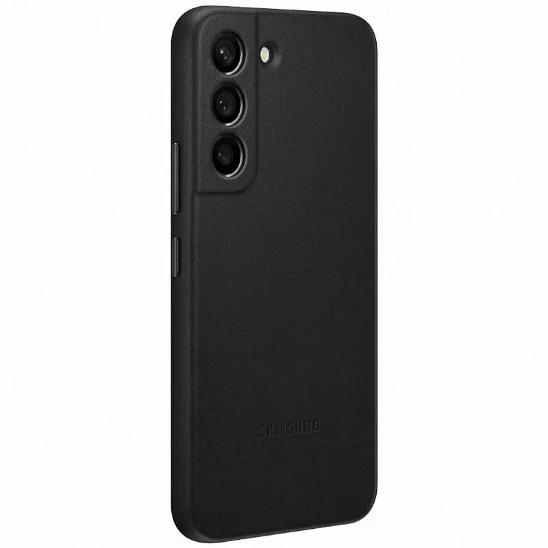 Чохол-накладка Samsung Leather Cover для Samsung Galaxy S22 SM-S901 Black (EF-VS901LBEGRU) - фото 3