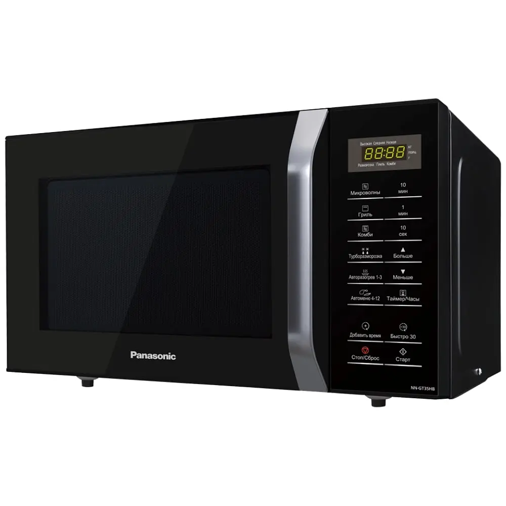 Микроволновая печь Panasonic 23л 800Вт гриль дисплей черный - фото 4