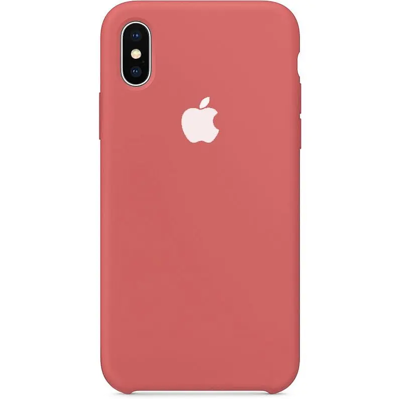 Чехол-накладка Toto Silicone Case Apple iPhone X/XS Dark Pink - фото 2