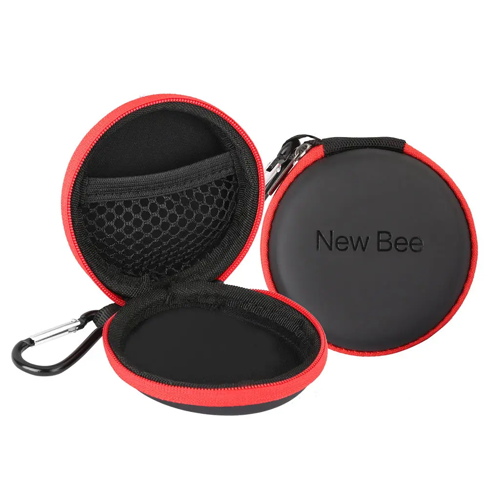 Bluetooth гарнитура New Bee LC-B41 Black с чехлом беспроводные наушники с длительным временем работы - фото 2