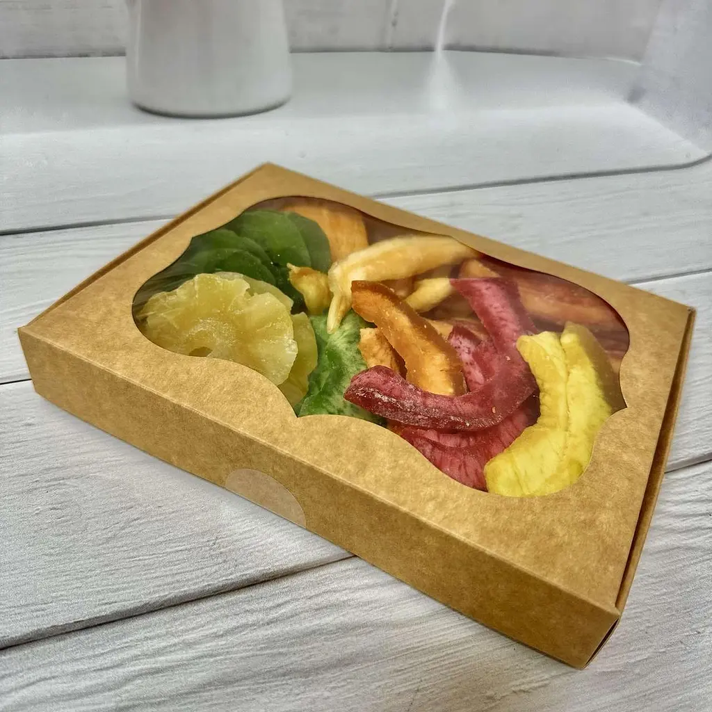 Набір тропічних сухофруктів у подарунковій коробці, 400 г - фото 2