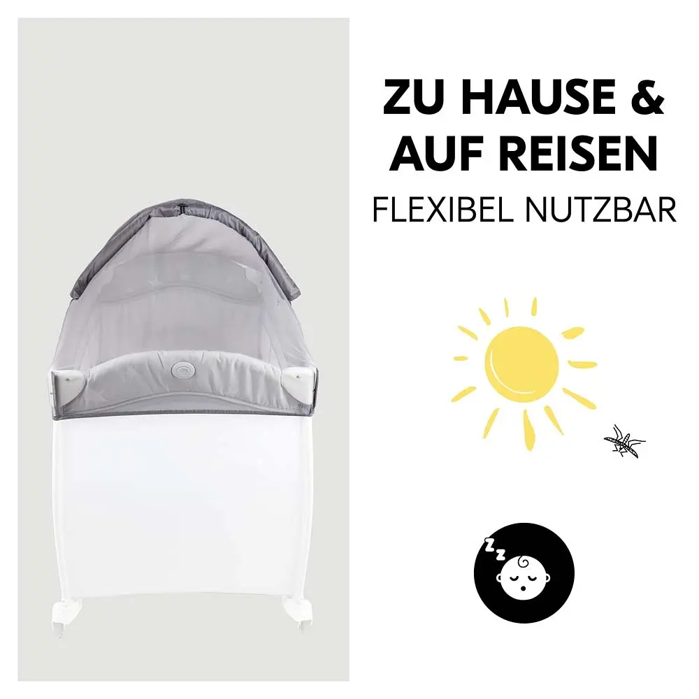 Сітка для дитячого манежу Hauck Travel Bed Canopy Grey, сіра (59920-4) - фото 7