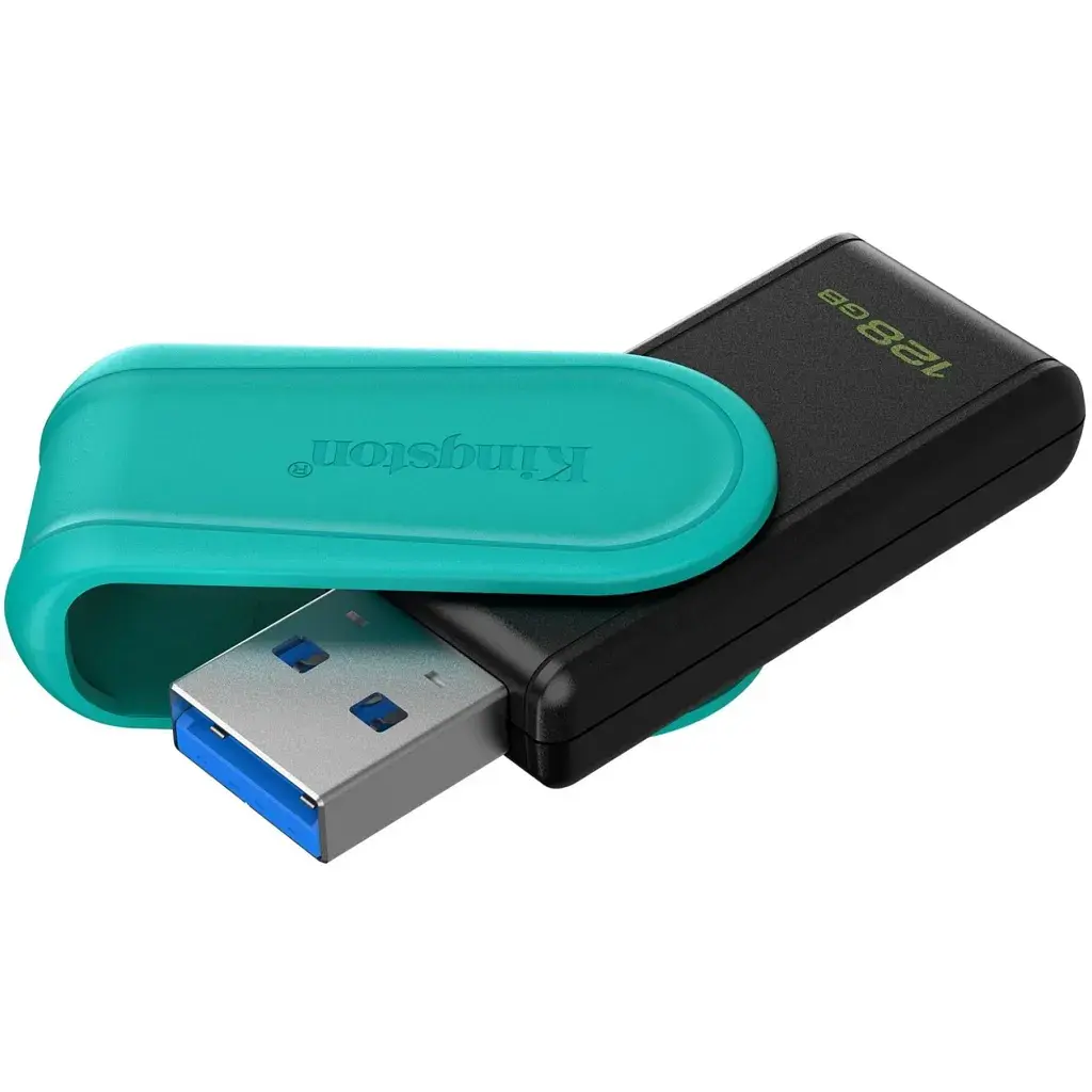 USB флеш накопичувач Kingston 128GB DataTraveler Exodia S Black/Turquoise USB 3.2 (DTXS/128GB) - фото 2