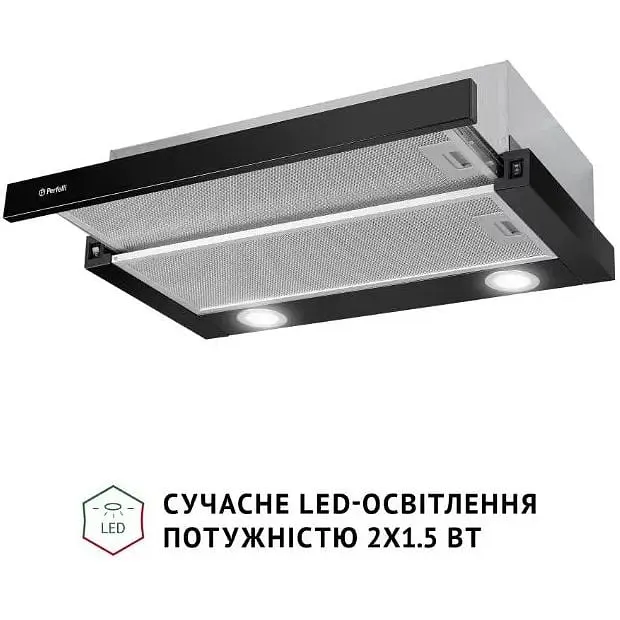 Витяжка телескопічна Perfelli TL 602 BL LED - фото 3