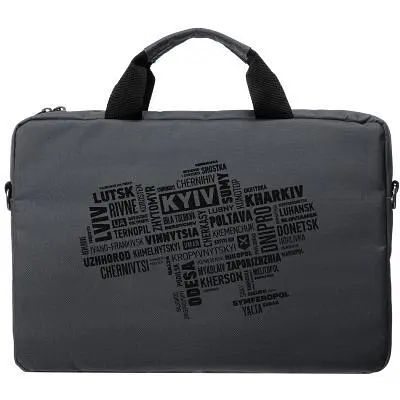 Сумка для ноутбука Vinga 15.6" NB1502 Gray, black print (NB1502UBGY) - фото 4