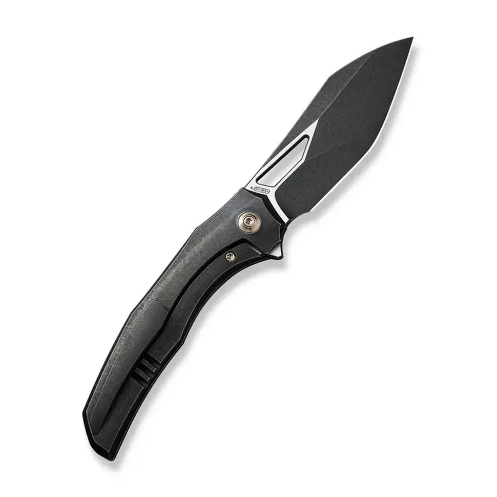 Ніж складаний туристичний WE Knife Ignio Mystery Box, (8.4 см) CPM 20CV / титан 6AL4V чорний - фото 2