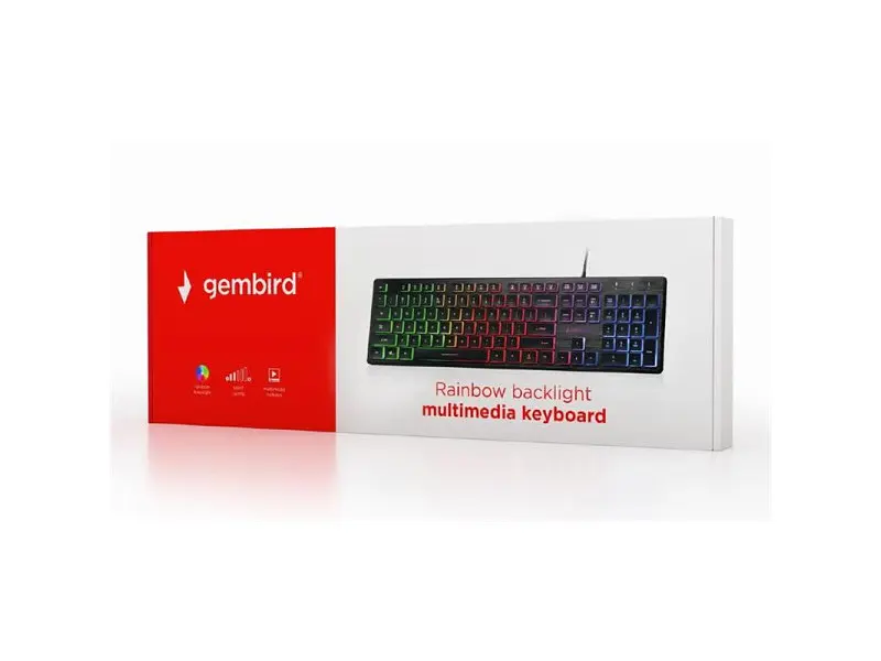 Клавіатура Gembird KB-UML-01-UA BLACK USB UKR - фото 4