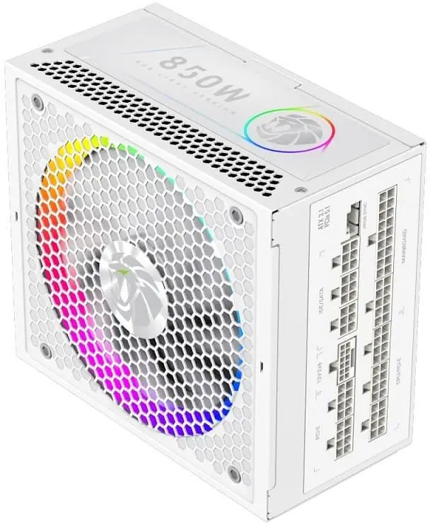 Блок питания GameMax RGB PRO 850G 850W ATX 3.1 80+ Gold White (RGB PRO 850G WH) - фото 4