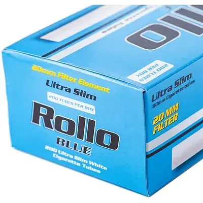 Гильзы Rollo Ultra Slim 6.5х20 мм Blue 200 шт. - фото 2