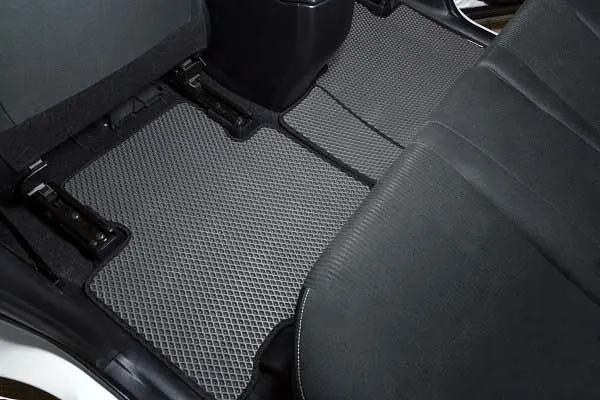 Килимки у салон EVA для Toyota RAV 4 2013-2019 ДВС / Hybrid з підп'ятником Бежеві-Бежевий кант 5 шт - фото 3